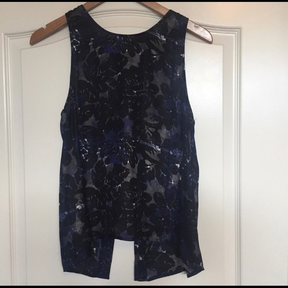 ‘Zooey’ Print Split Back Tank - Picture 4 of 4